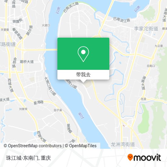 珠江城-东南门地图