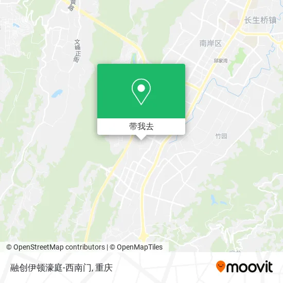 融创伊顿濠庭-西南门地图
