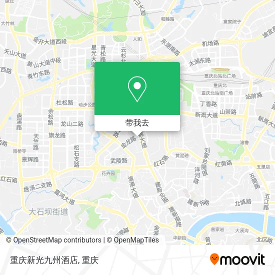 重庆新光九州酒店地图