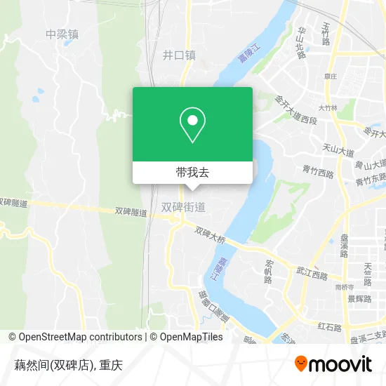 藕然间(双碑店)地图