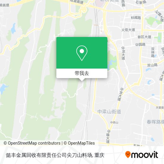 懿丰金属回收有限责任公司尖刀山料场地图