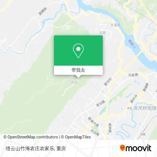 缙云山竹海农庄农家乐地图