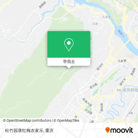 松竹园唐红梅农家乐地图
