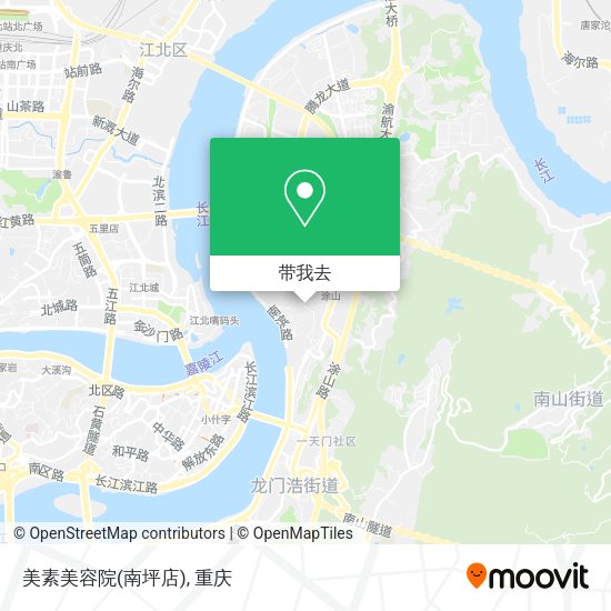 美素美容院(南坪店)地图