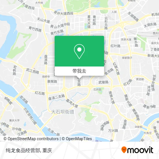 纯龙食品经营部地图