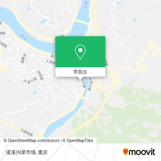 灌溪沟菜市场地图