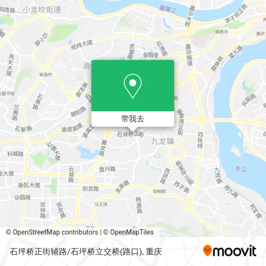 石坪桥正街辅路/石坪桥立交桥(路口)地图