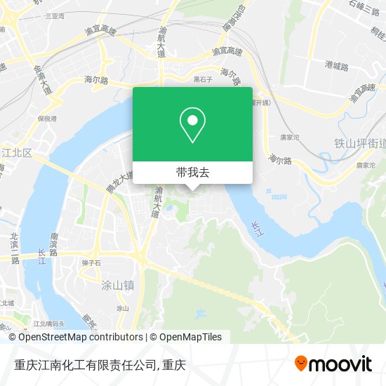 重庆江南化工有限责任公司地图
