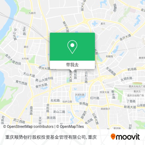 重庆顺势创行股权投资基金管理有限公司地图
