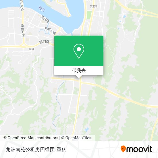 龙洲南苑公租房四组团地图