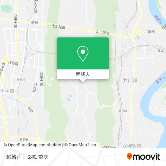 麒麟香山-2栋地图