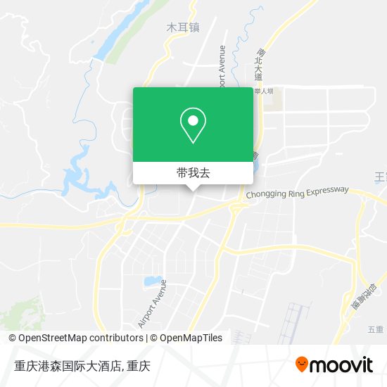 重庆港森国际大酒店地图