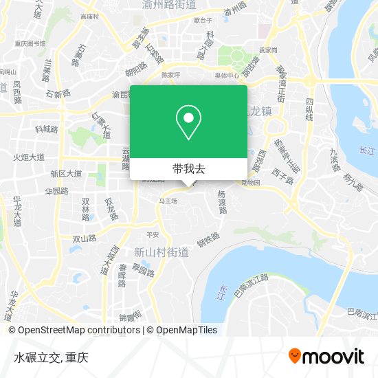 水碾立交地图