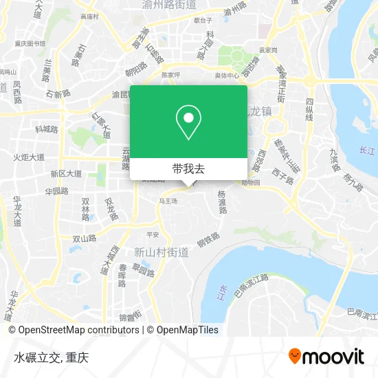 水碾立交地图