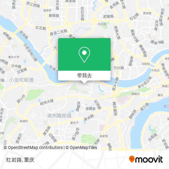 红岩路地图