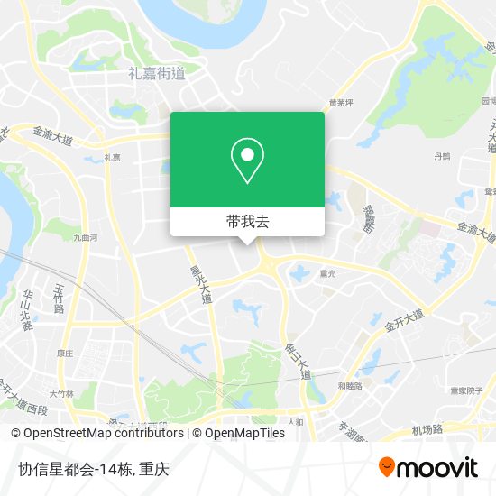 协信星都会-14栋地图