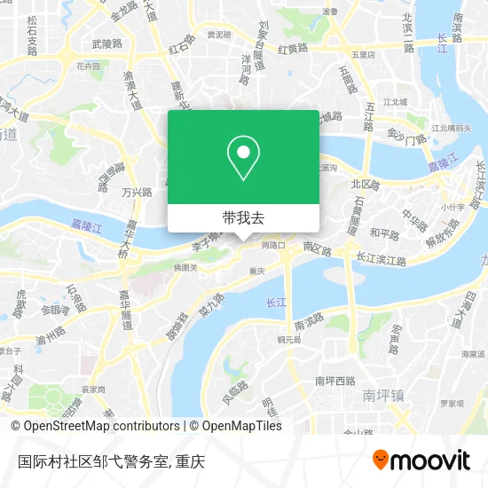 国际村社区邹弋警务室地图