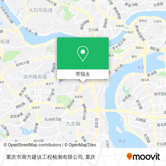 重庆市南方建设工程检测有限公司地图