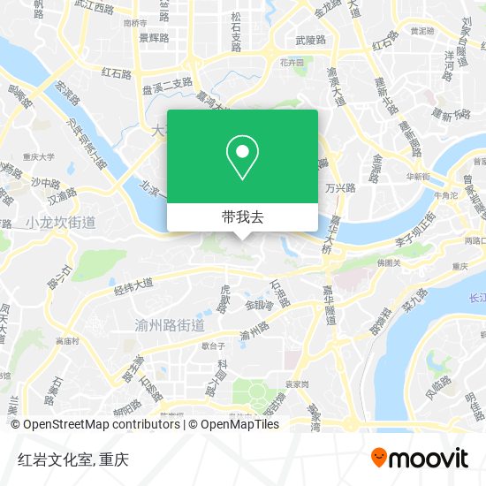 红岩文化室地图