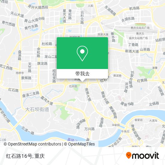 红石路16号地图