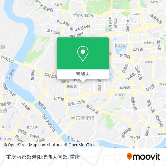 重庆丽都蟹港阳澄湖大闸蟹地图