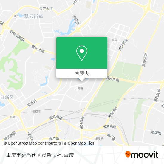 重庆市委当代党员杂志社地图