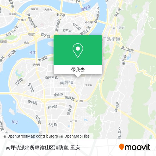 南坪镇派出所康德社区消防室地图
