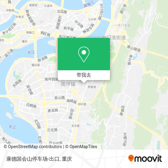 康德国会山停车场-出口地图