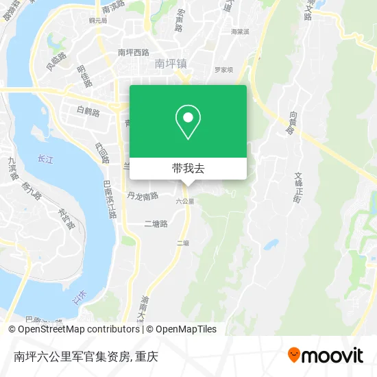 南坪六公里军官集资房地图