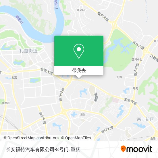 长安福特汽车有限公司-8号门地图