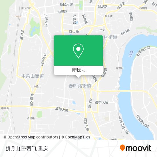 揽月山庄-西门地图