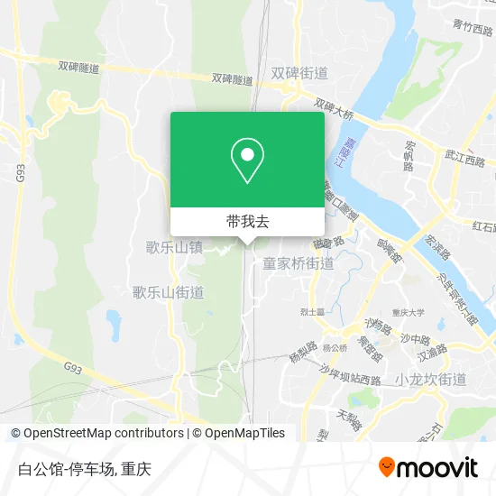 白公馆-停车场地图