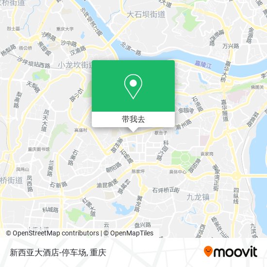 新西亚大酒店-停车场地图