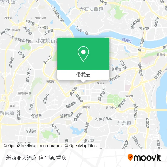 新西亚大酒店-停车场地图
