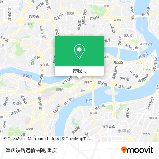 重庆铁路运输法院地图