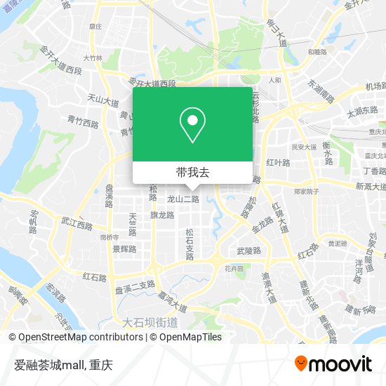 爱融荟城mall地图
