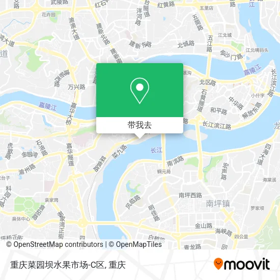 重庆菜园坝水果市场-C区地图