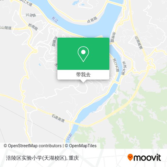 涪陵区实验小学(天湖校区)地图