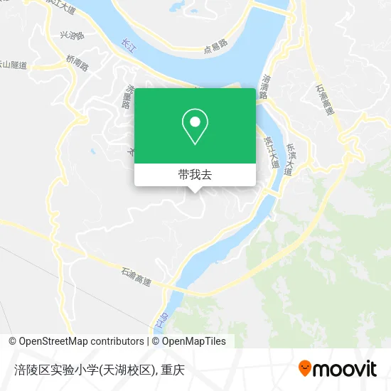 涪陵区实验小学(天湖校区)地图