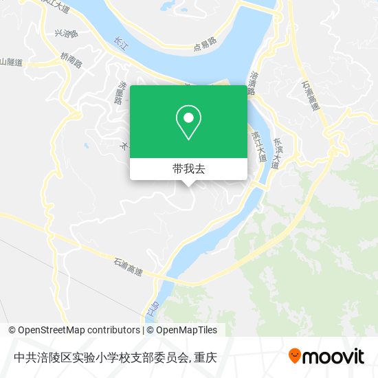 中共涪陵区实验小学校支部委员会地图