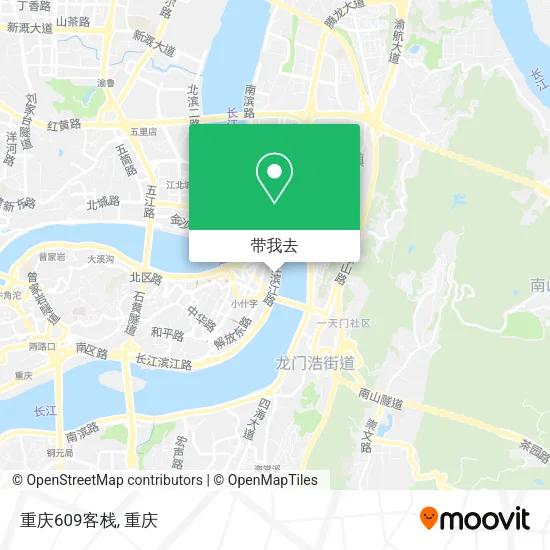 重庆609客栈地图