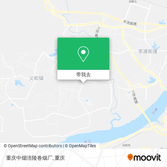 重庆中烟涪陵卷烟厂地图