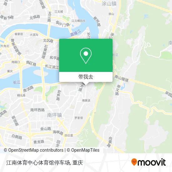 江南体育中心体育馆停车场地图