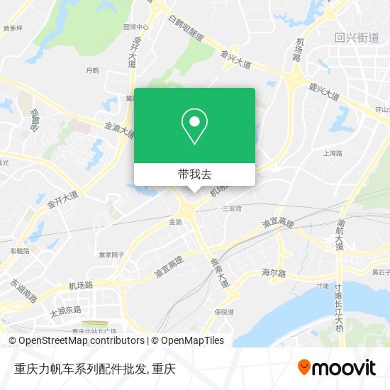 重庆力帆车系列配件批发地图