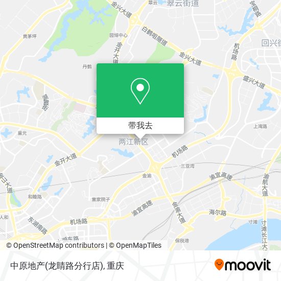 中原地产(龙睛路分行店)地图