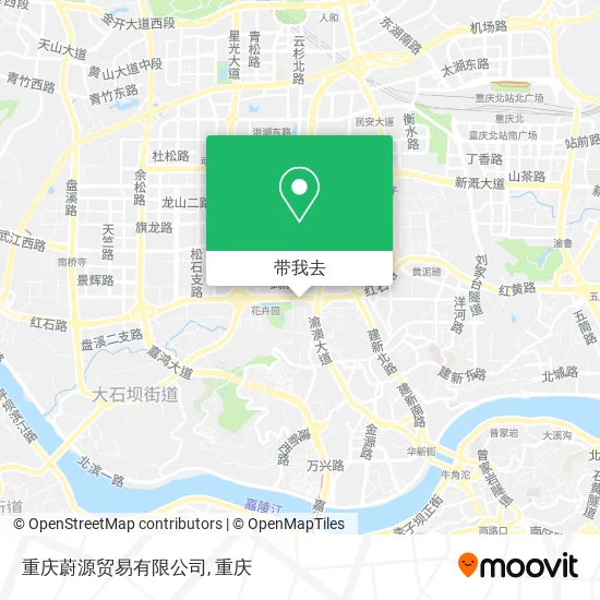 重庆蔚源贸易有限公司地图