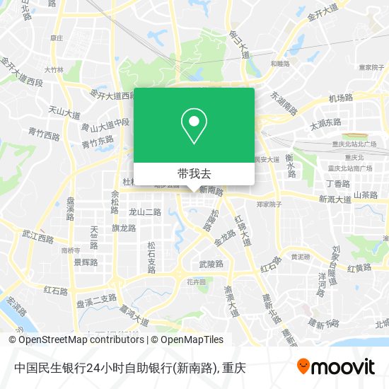 中国民生银行24小时自助银行(新南路)地图