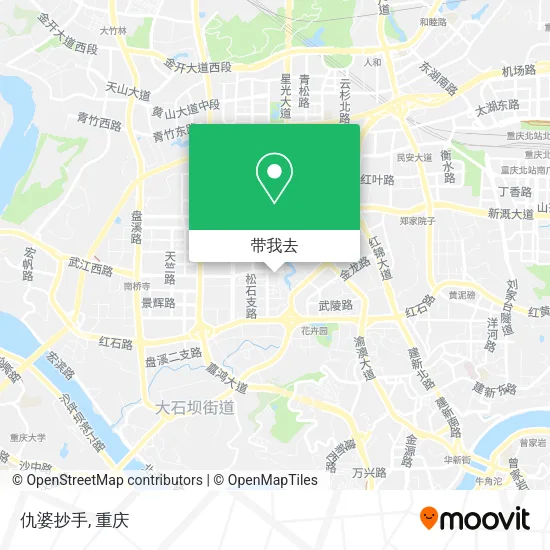 仇婆抄手地图