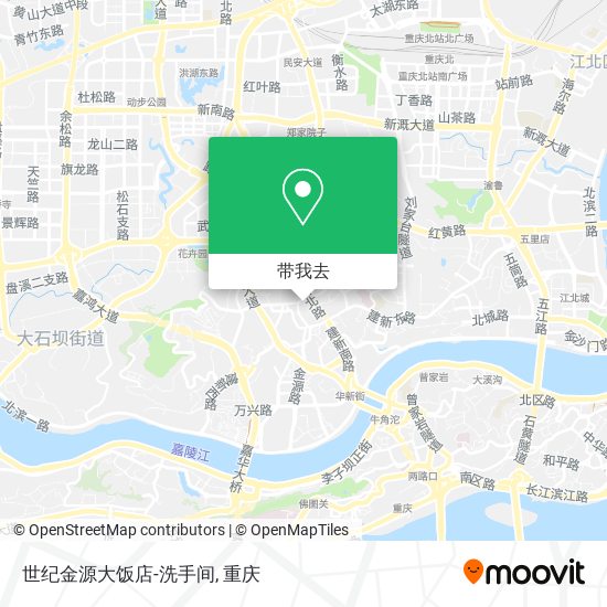 世纪金源大饭店-洗手间地图