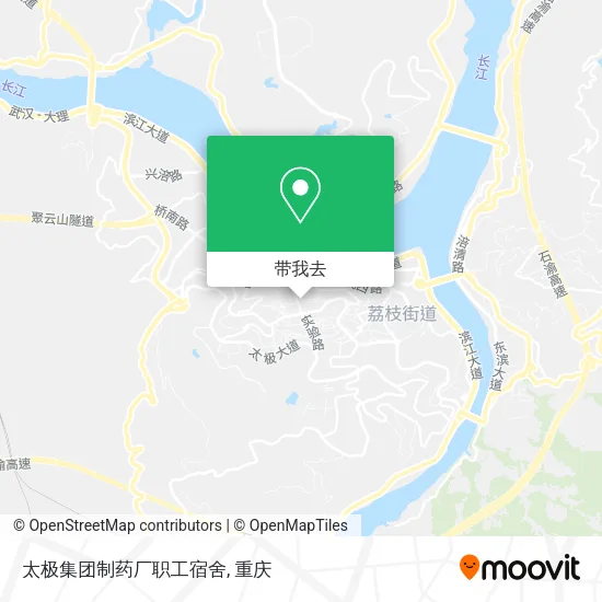 太极集团制药厂职工宿舍地图